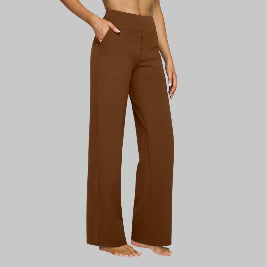 High-Waisted Wide-Leg Trousers for Women