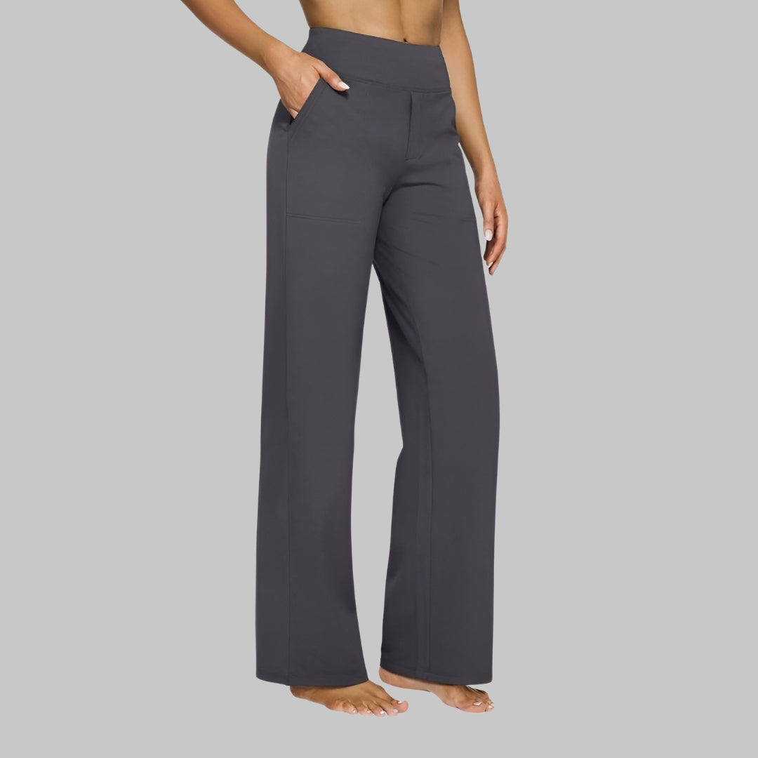 High-Waisted Wide-Leg Trousers for Women