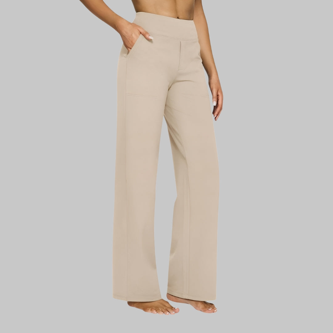 High-Waisted Wide-Leg Trousers for Women