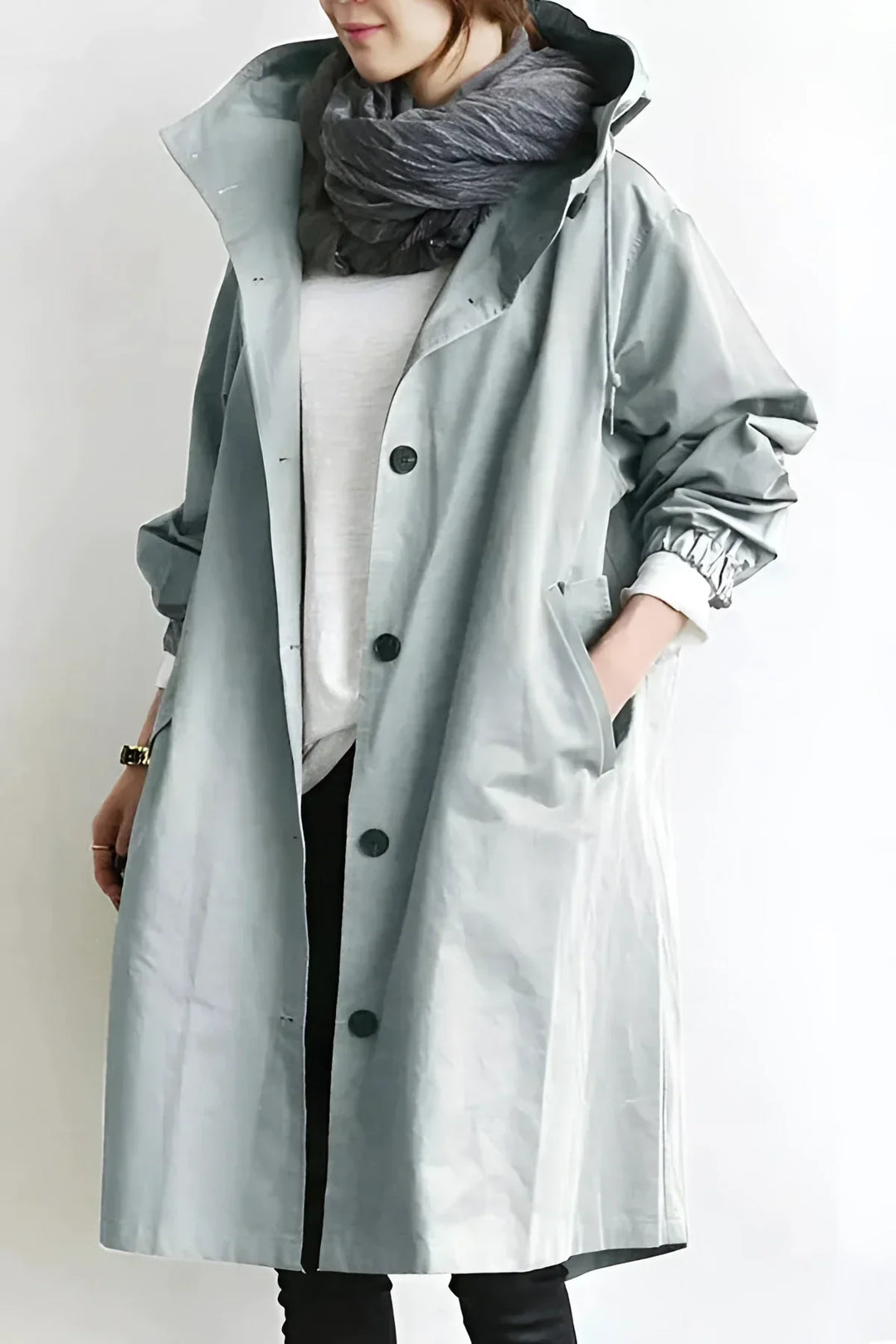 Women's Oversized Waterproof Trench Coat