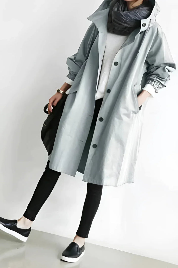 Women's Oversized Waterproof Trench Coat