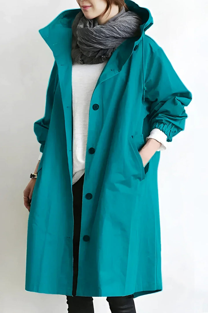 Women's Oversized Waterproof Trench Coat