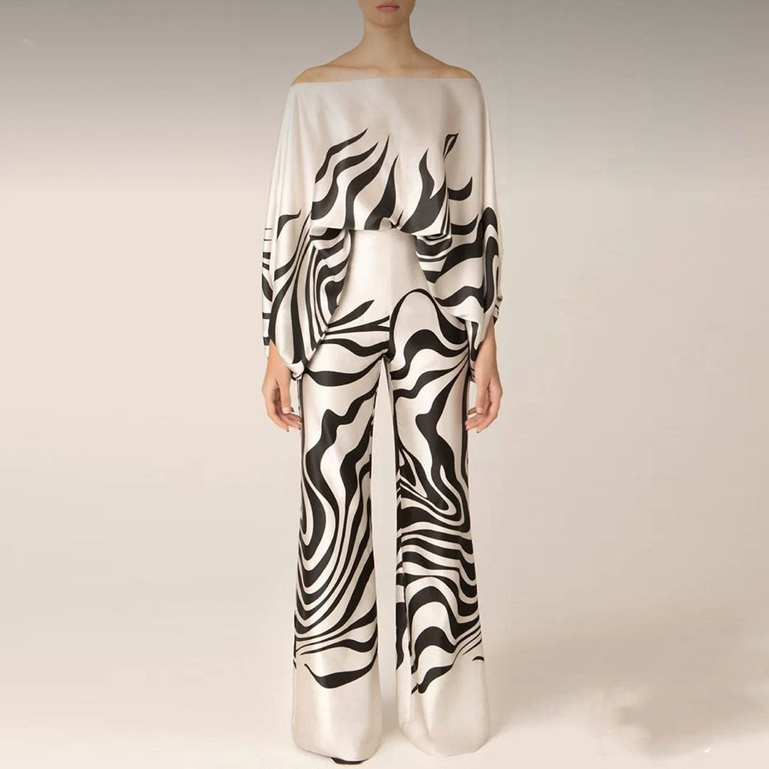 Two-Piece Summer Top and Shorts Set for Women