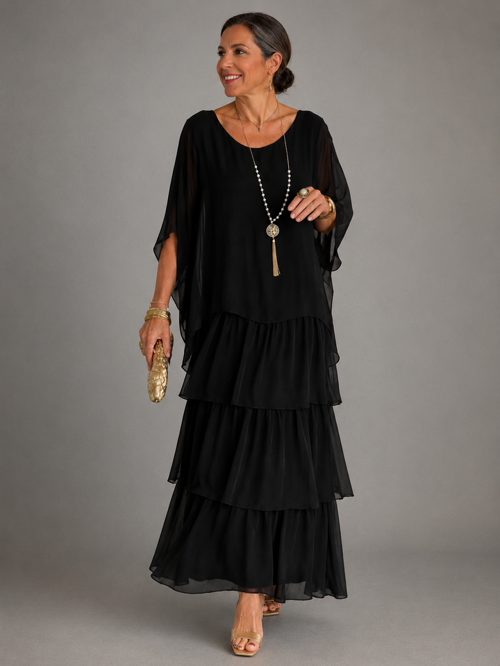 Tiered Ruffle Maxi Dress for Women
