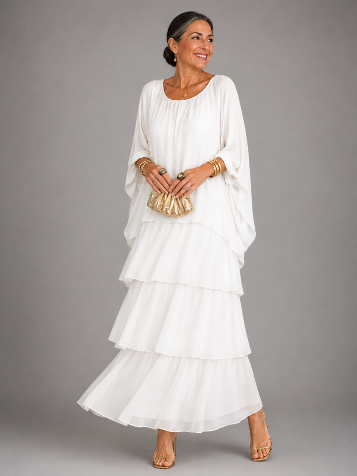 Tiered Ruffle Maxi Dress for Women
