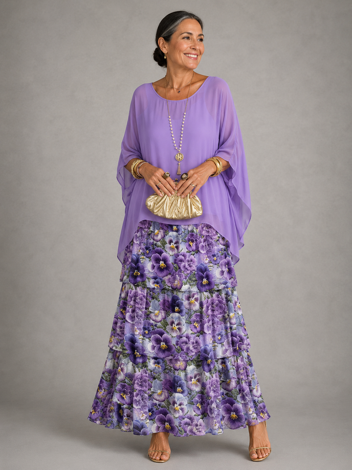 Tiered Ruffle Maxi Dress for Women