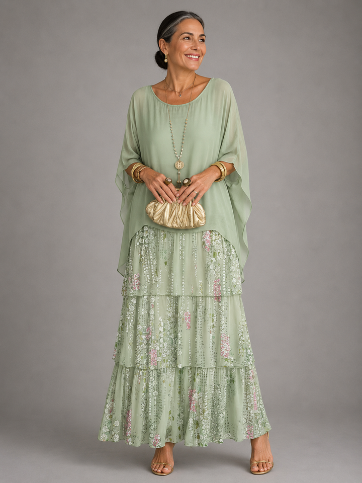 Tiered Ruffle Maxi Dress for Women