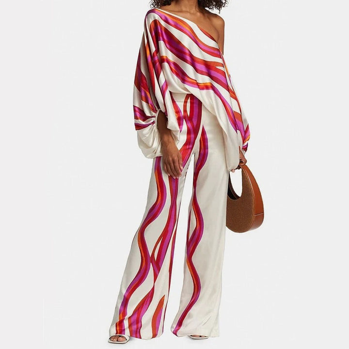 Two-Piece Summer Top and Shorts Set for Women