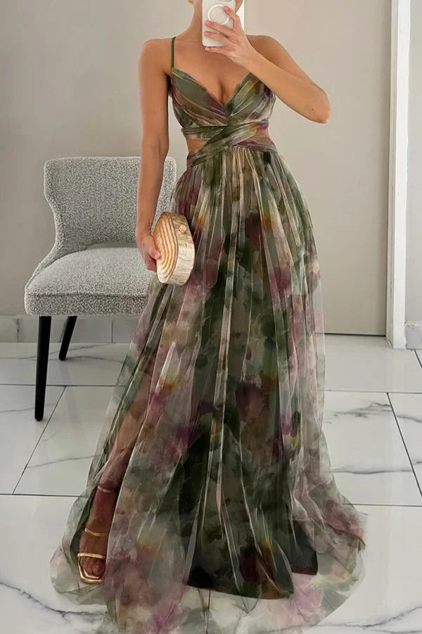 Textured Layered Maxi Dress for Women