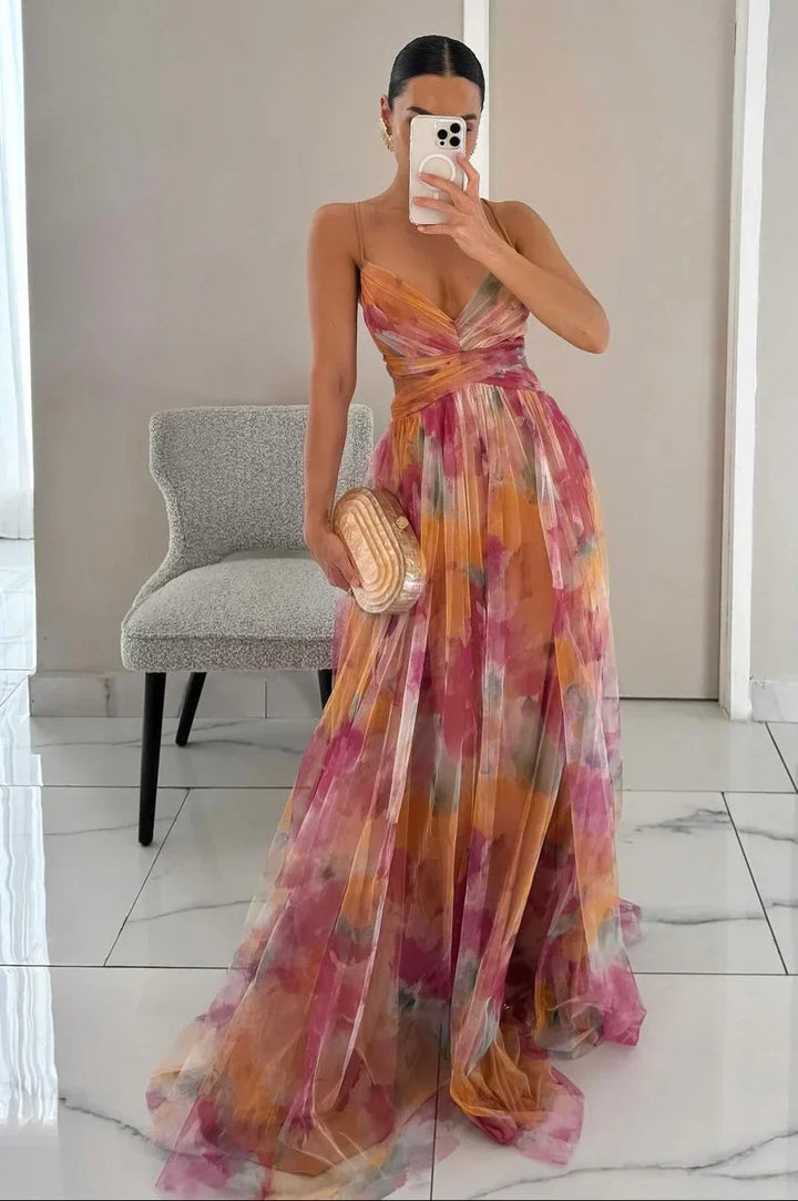Textured Layered Maxi Dress for Women