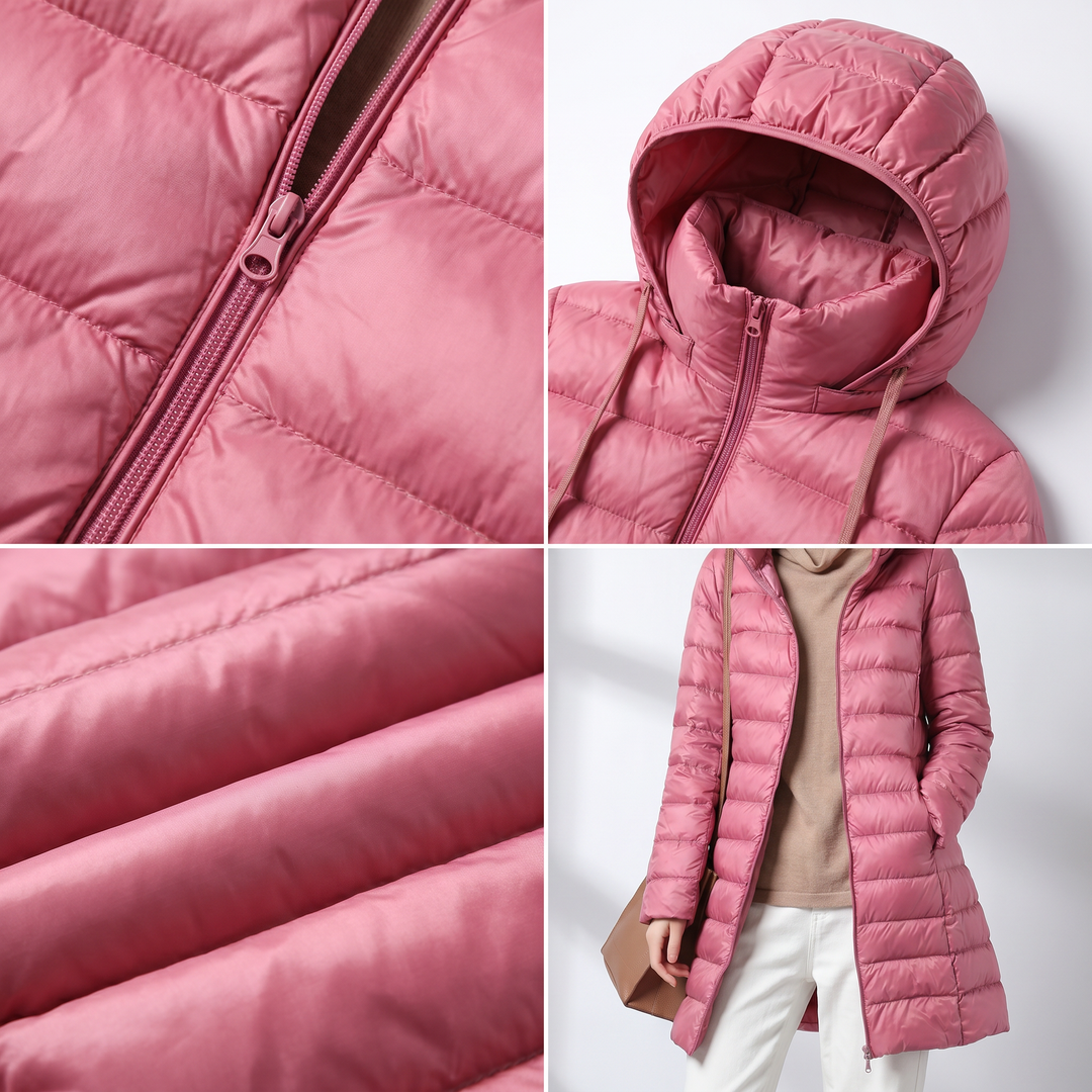 Giacca invernale da donna in piumino ultraleggero