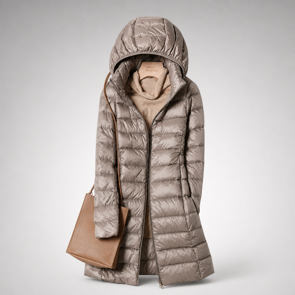 Giacca invernale da donna in piumino ultraleggero