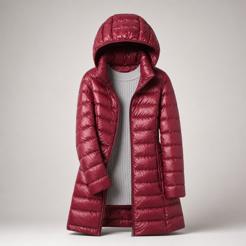 Giacca invernale da donna in piumino ultraleggero