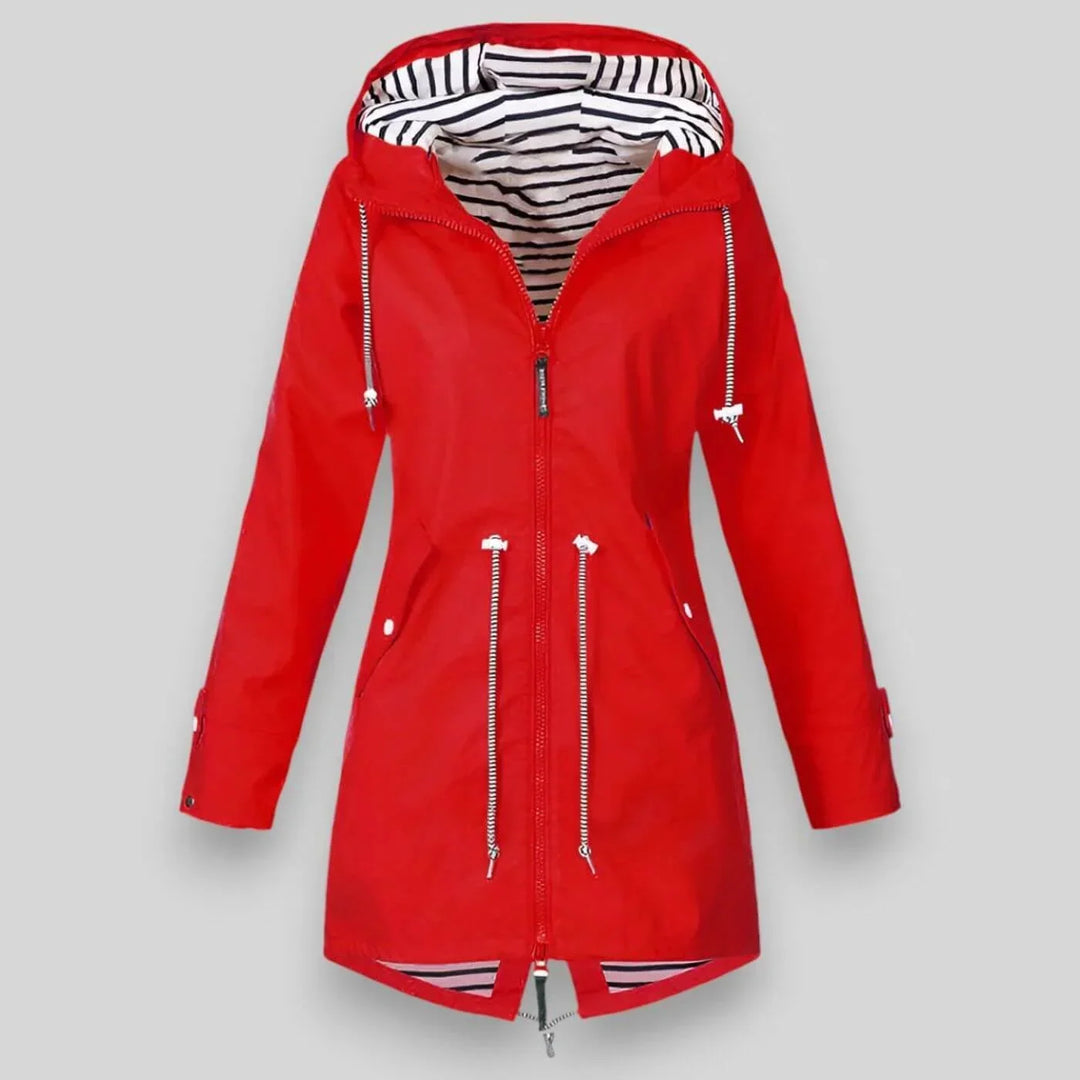 Women's Waterproof Jacket with Adjustable Hood